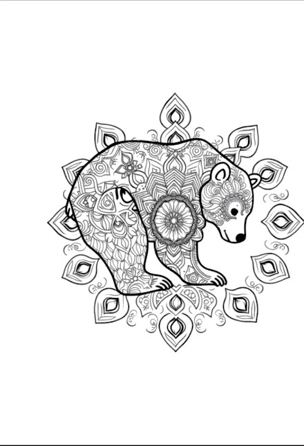A design from Bear Mandalas