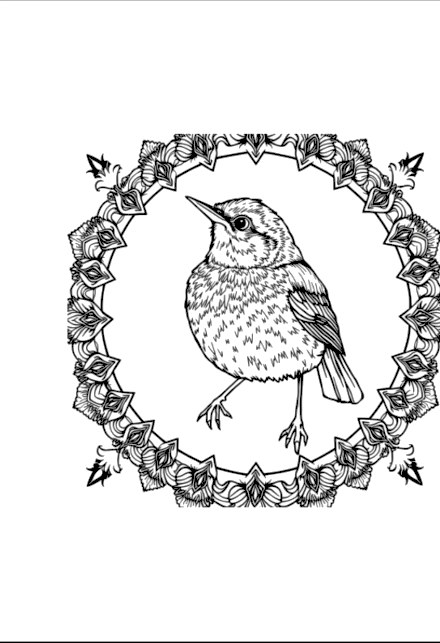 A design from Songbird Mandalas