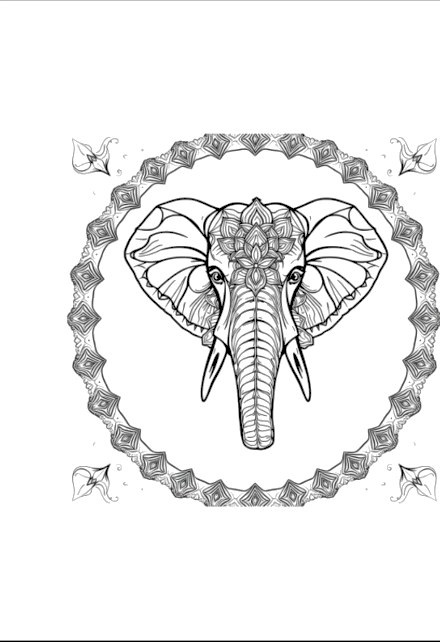 A design from Elephant Mandalas