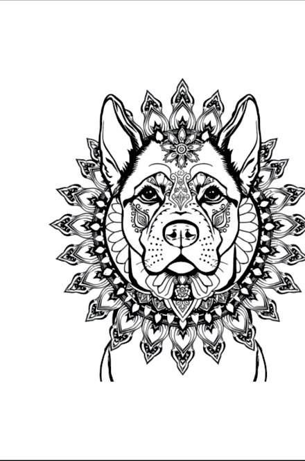 A design from Farm & Pet Animal Mandalas