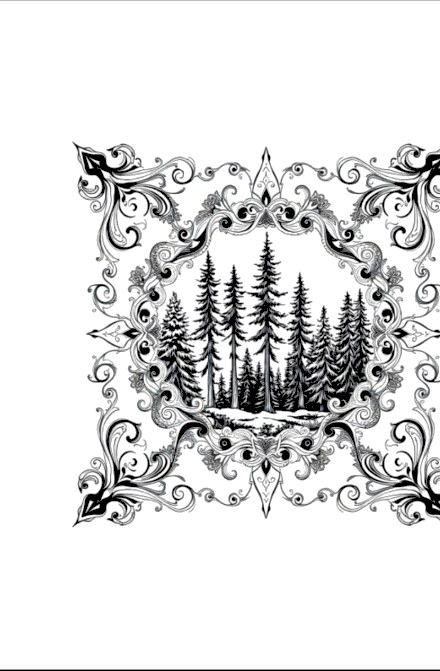 A design from Forest & Mountain Mandalas