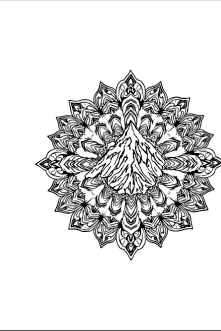 A design from Forest & Mountain Mandalas