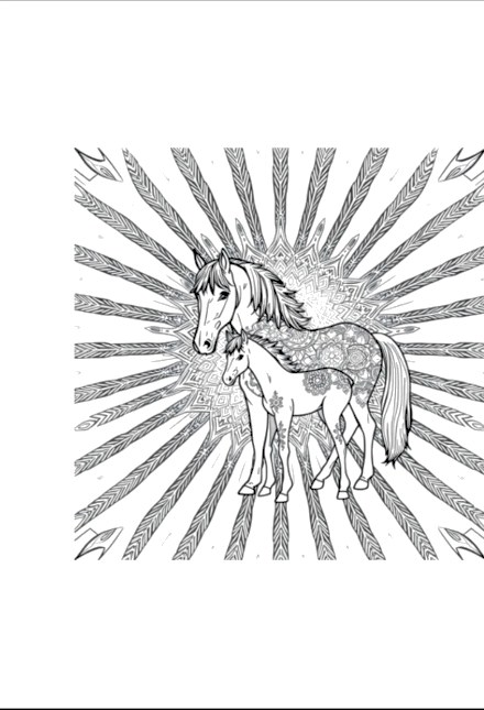 A design from Horse Mandalas