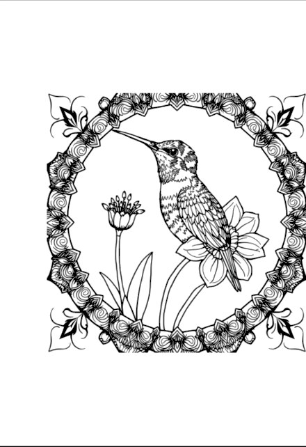 A design from Hummingbird Mandalas
