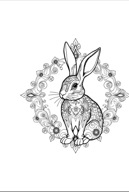 A design from Rabbit Mandalas