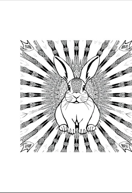 A design from Rabbit Mandalas