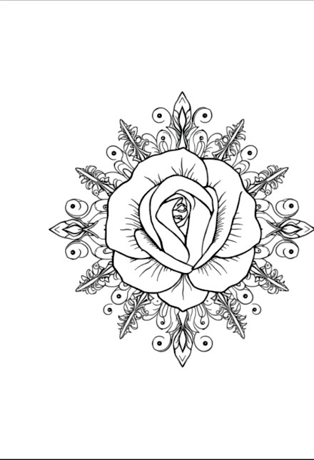 A design from Rose Mandalas