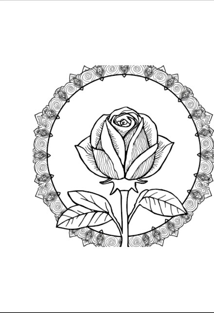 A design from Rose Mandalas