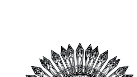 A design from Stained Glass Mandalas