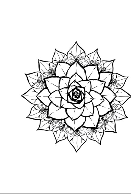 A design from Succulent & Cactus Mandalas