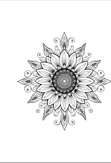 A design from Sunflower Mandalas