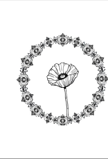 A design from Wildflower Mandalas