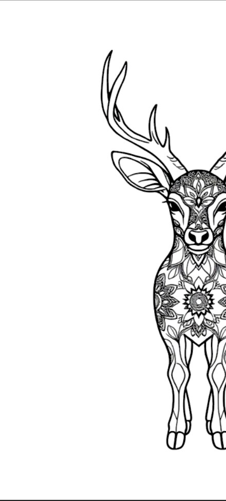 A design from Woodland Animal Mandalas